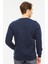 Sweatshirt Bisiklet Yaka Içi Polarlı 3 Iplik Pamuklu Normal Kesim Erkek Lacivert 2