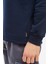 Sweatshirt Bisiklet Yaka Içi Polarlı 3 Iplik Pamuklu Normal Kesim Erkek Lacivert 5