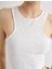 Asimetrik Crop Üst Dokulu Slim Fit Yuvarlak Yaka 5