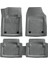Renault Megane 2 2002-2009 Uyumlu Havuzlu Oto Paspas A+ Gri 1