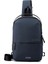 Yeni Rahat Erkek Göğüs Çantası USB Şarj Omuz Crossbody Çanta Seyahat Su Geçirmez Moda Omuz Çantası (Yurt Dışından) 1