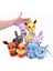10 cm Pokemon Eeveelution Peluş Anahtarlık Dolması Kolye Oyuncaklar Karikatür Pokemon Gitmek Psyduck Peluş Anime Vaporeon Sylveon Bebekler Çocuklar Hediyeler (Yurt Dışından) 1