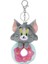 Pinshang 12 cm Tom ve Jerry Donut Anahtarlık Peluş Kolye Yumuşak Dolması Karikatür Anime Kolye Sırt Çantası Anahtarlık Dekorasyon (Yurt Dışından) 2