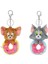 Pinshang 12 cm Tom ve Jerry Donut Anahtarlık Peluş Kolye Yumuşak Dolması Karikatür Anime Kolye Sırt Çantası Anahtarlık Dekorasyon (Yurt Dışından) 4
