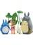 Miyazaki Oyuncak Kawaii Totoro Yaprak Anime Karikatür Mini Aksiyon Şekilli Kalıp Çocuk Oyuncakları Noel Hediyeleri (Yurt Dışından) 1