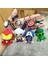 Disney Avengers Kahraman Aksiyon Figürü Anahtarlık Marvel Anime Karikatür Örümcek Adam Demir Adam Modeli Kaptan Amerika Anahtarlık Çocuk Kız Oyuncakları (Yurt Dışından) 4