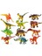 Dinozor Araba Oyuncak Seti Dinozor Mühendislik Taşıma Aracı Tyrannosaurus Triceratops Ekskavatör Araba Vinç Çocuk Oyuncak Hediye (Yurt Dışından) 1