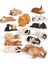 Gerçekçi Fransız Bulldog, Pomeranian, Pug Hayvanlar Figürler, Sevimli Yavru Köpek Figürleri Ev Dekorasyon Eğitici Oyuncak Seti (Yurt Dışından) 3