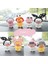 50*80MM Lalafanfan Sevimli Bebekler Kawaii Cafe Mimi Sarı Ördek Aksiyon Figürü Araba Dekorasyon Yapışkan Bant Oyuncaklar Çocuklar Için (Yurt Dışından) 3