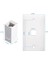 Bağlantı Noktalı Ethernet Duvar Plakası, RJ45 Keystone Dişi - Dişi Sıralı Bağlayıcı Eklemeli Keystone Jack Duvar Plakası (Yurt Dışından) 4