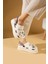 Yüksek Taban Jibbitzli Eva Comfort Kadın Sandalet DNZ224-24KREM Vizon 3