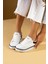 Rahat Taban Renk Şeritli Bağcıklı Kadın Sneaker 001-340-24BSIYAH 3