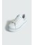 Rahat Taban Renk Şeritli Bağcıklı Kadın Sneaker 001-340-24BMAVI 2