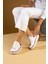 Rahat Taban Renk Şeritli Bağcıklı Kadın Sneaker 001-340-24BKIRMIZI 1