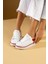 Rahat Taban Renk Şeritli Bağcıklı Kadın Sneaker 001-340-24BKIRMIZI 3