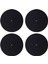 4 Adet Ultra-Ince Anti-Statik Lp Vinil Pikap Plak Çalar Ped Fonograflar Için Düz Yumuşak Mat Kayıt Slipmat Mat Pad (Yurt Dışından) 1