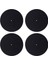4 Adet Ultra-Ince Anti-Statik Lp Vinil Pikap Plak Çalar Ped Fonograflar Için Düz Yumuşak Mat Kayıt Slipmat Mat Pad (Yurt Dışından) 2