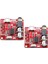 2pcs Xy-Bt-Mini Kırmızı Bluetooth Ses Alıcı Kartı Bluetooth 5.0 Mp3 Kayıpsız Dekoder Kartı (Yurt Dışından) 1