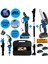 Projcb Plus 1800 Vf Brushles Kömürsüz Motor 2'li Set Blue 4 Adet Akülü Bağ Makası + Dal Budama 2.7 mt Teleskop 2