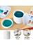 Beyaz Stil Beş Katmanlı Pigment Plakası Suluboya Pigment Tepsisi Seramik Mürekkep Bulaşık Boya Tepsisi (Yurt Dışından) 2