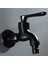 B1-X001-6 Stili Siyah Pirinç Duvar Bibcock Banyo Köşe Çamaşır Makinesi Musluk Dış Açık Bahçe Banyo Tuvalet Küçük Paspas Havuz Muslukları Vintage (Yurt Dışından) 5