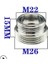 Erkek 22 Ila Erkek 26 Stili G G Pirinç Musluk Havalandırıcı Adaptörü Mutfak Musluk Parçaları Su Arıtma Tesisatı Sıhhi Tesisat Aksesuarları (Yurt Dışından) 1
