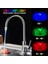3 Renk ve Adaptör Stili 7 Renk Değişen Kızdırma LED Musluk Işık Su Akışı Musluk Banyo Mutfak Lambası Sıcaklık Kontrollü LED Musluk Pil Gerektirmez (Yurt Dışından) 1