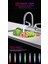 Adaptör Stiliyle Kırmızı LED Sıcaklığa Duyarlı 3 Renkli Işıklı Musluk Mutfak Banyo 7 Renk Glow Su Tasarruf Musluk Havalandırıcı Dokunun Memesi Duş (Yurt Dışından) 1