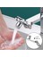 Gümüş Tarzı Yeni Derece Dönebilen Uzatma Musluk Püskürtme Kafası Evrensel Banyo Musluk Uzatın Havalandırıcı Musluk Genişletici Robotik Kol (Yurt Dışından) 3