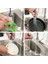 Kısa Set Stili Musluk Püskürtücü Eki 360 Dönen Musluk Havalandırıcı Lavabo Püskürtücü Ayarlanabilir Mutfak Lavabo Musluğu Kafa Su Tasarrufu Uzatma Memesi (Yurt Dışından) 2