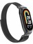 Xiaomi Mi Band 8 Uyumlu Kordon Mıknatıslı Hasır Örgü Paslanmaz Metal Kordon 3