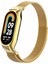 Xiaomi Mi Band 8 Uyumlu Kordon Mıknatıslı Hasır Örgü Paslanmaz Metal Kordon 1