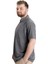 Battal Beden Erkek Tshirt Polo Yaka Cepli Klasik Pike 20552 Antramelanj 2