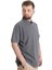 Battal Beden Erkek Tshirt Polo Yaka Cepli Klasik Pike 20552 Antramelanj 3