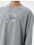 4WAM70245MK 044 Grı Erkek Jersey Sweatshırt 5