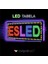 Rgb LED Tabela Kayan Yazı - Renkli Kayan Yazı LED Tabela - 16X64 cm Tek Yön 5