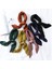 Yeni Buruşuk Kare Ipek Eşarp Küçük Boyun Bandana Kadınlar Için Buruşuk Katı Hairband Dekorasyon Sıska Kolu Şeritler Fular (Yurt Dışından) 4