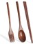 Doğal Tahta Kaşık Çubuklarını ve Çatal Yemek Takımı Pirinç Çorbası Sofra Tahıl El Yapımı Ev Sofra Sofra (Yurt Dışından) 2