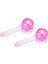 2 Adet Güzellik Kristal Top Buz Hokeyi Enerji Yüz Soğutma Buz Küreleri Su Dalgası Yüz ve Göz Masajı Cilt Bakımı Güzellik Rollerpink (Pembe) (Yurt Dışından) 1