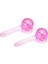 2 Adet Güzellik Kristal Top Buz Hokeyi Enerji Yüz Soğutma Buz Küreleri Su Dalgası Yüz ve Göz Masajı Cilt Bakımı Güzellik Rollerpink (Pembe) (Yurt Dışından) 5