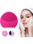 Silikon Yüz Temizleyici Yüz Temizleme Fırçası Elektrikli Silikon Masaj - Gül Kırmızısı (Yurt Dışından) 3