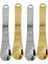 4'lü Metal Makyaj Spatulası, Yüz Maskesi Kepçesi (Gümüş ve Altın) (Yurt Dışından) 3