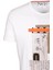Erkek Tişört Bisiklet Yaka Beyaz Pamuk Slim Fit Baskılı T-Shirt Ncs Jeans 1228 4