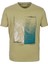 Erkek Tişört Bisiklet Yaka Olive Pamuk Slim Fit Baskılı T-Shirt Ncs Jeans 1209 1