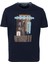 Erkek Tişört Bisiklet Yaka Lacivert Pamuk Slim Fit Baskılı T-Shirt Ncs Jeans 1228 1