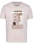 Erkek Tişört Bisiklet Yaka Bej Pamuk Slim Fit Baskılı T-Shirt Ncs Jeans 1228 1