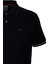 Erkek Polo Yaka Tişört Lacivert Dokulu Pamuk Slim Fit Ribanalı Kol T-Shirt Ncs Jeans 1152 3