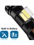 Vimite USB Güneş Şarj Edilebilir El Feneri Güçlü Işık Vurgulamak Taktik El Fenerleri Torch Açık Taşınabilir Aydınlatma LED Kamp Işık (Yurt Dışından) 3