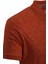 Erkek Polo Yaka Tişört Orange Pamuk Slim Fit Ribana'lı Kol Desenli T-Shirt Ncs Jeans 1148 5