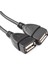 USB 2.0 A Erkek - 2 Çift Çift USB Dişi Splitter Kablo Uzatma Hub Şarj Cihazı Sync D #78970 (Yurt Dışından) 5